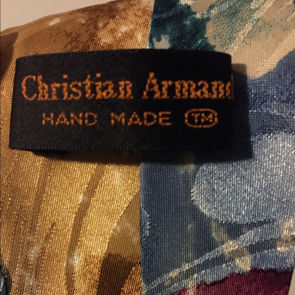 Hand made Christian Armand Tie - Picture 4 of 4